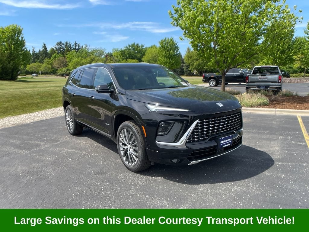 2026 Buick Enclave Avenir in Ebony Twilight Metallic — front three-quarter view